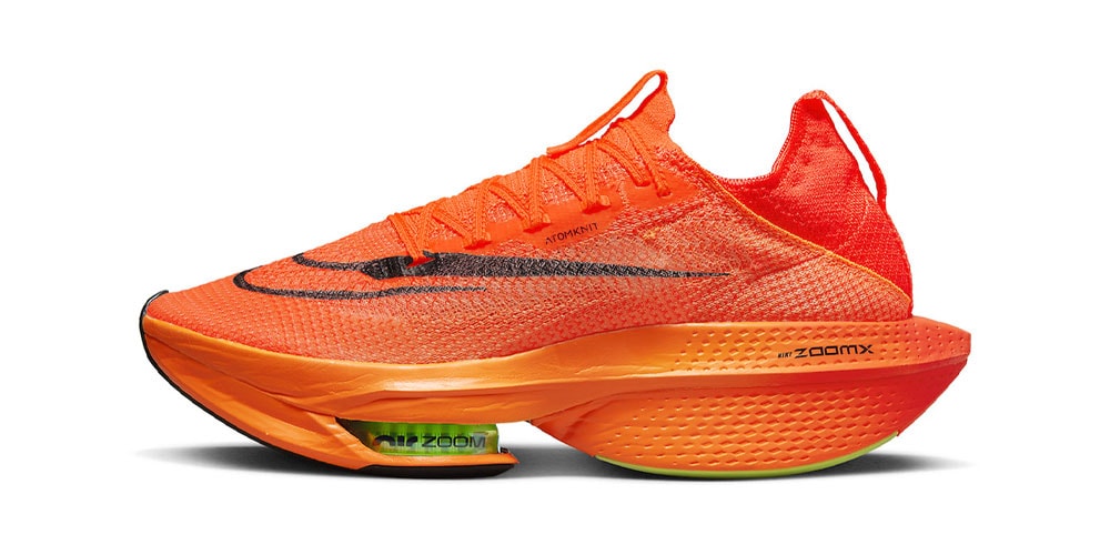 Кроссовки Nike Air Zoom Alphafly NEXT% 2 сияют «абсолютно-оранжевым» цветом