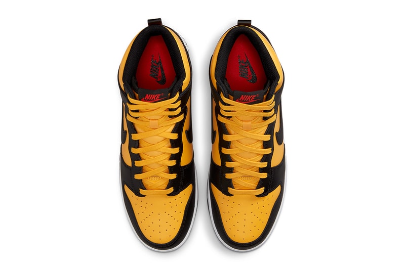 sb dunk high reverse goldenrod