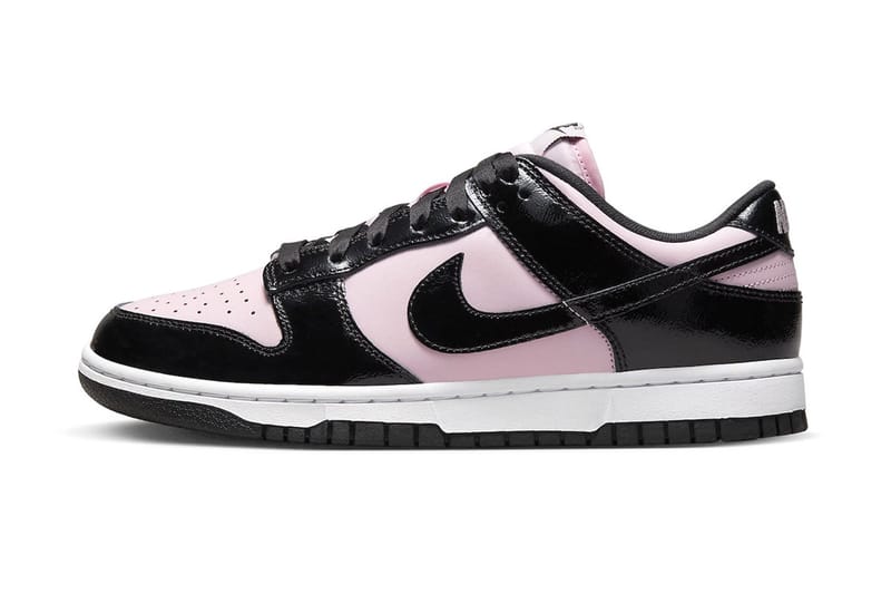 Pink black store white nikes