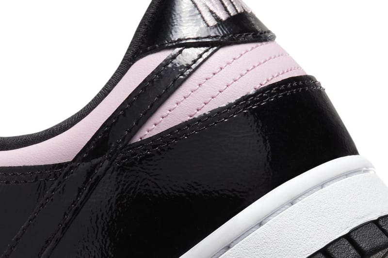 Nike Dunk Low Pink/Black Patent First Look | Hypebeast
