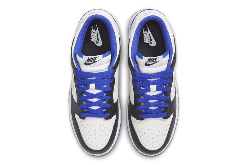 Blue black and white nike clearance shoes