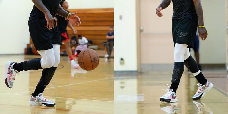 Kyrie 4 on outlet foot