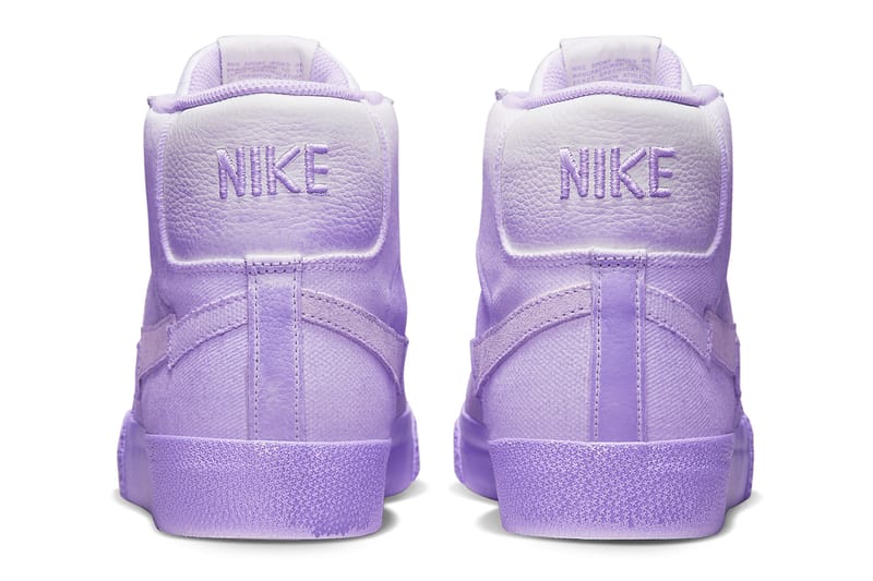 Nike blazer hot sale purple suede