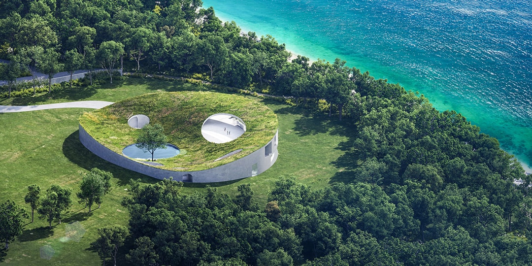 Соу Фудзимото строит дом для отдыха с лугом на японском острове