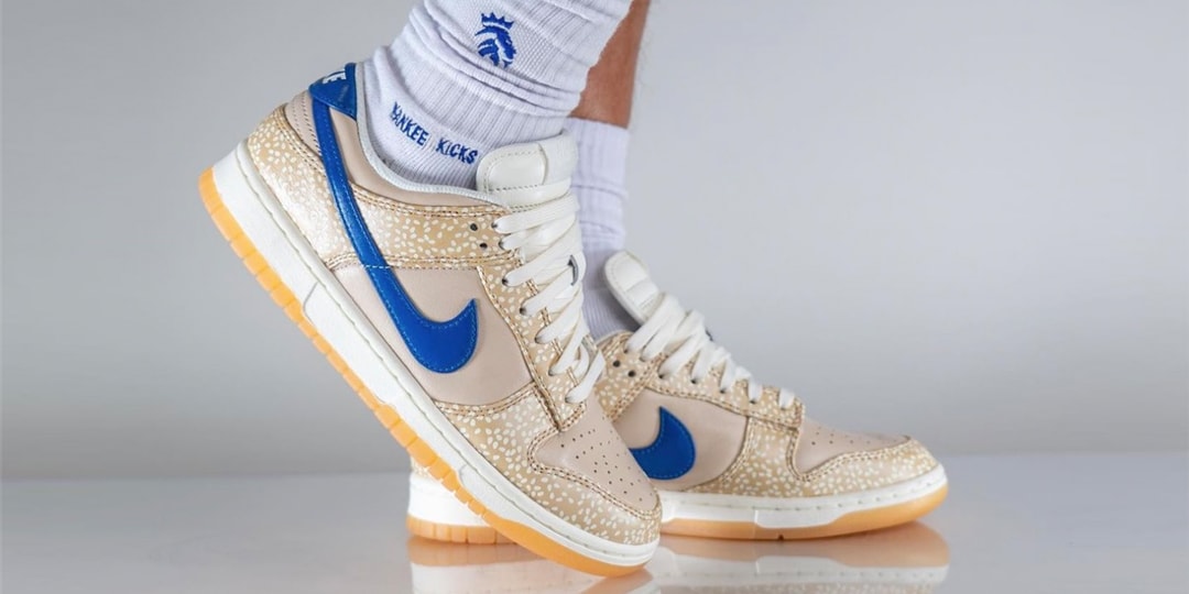 Взгляните на кроссовки Nike Dunk Low «Sesame» на ногах