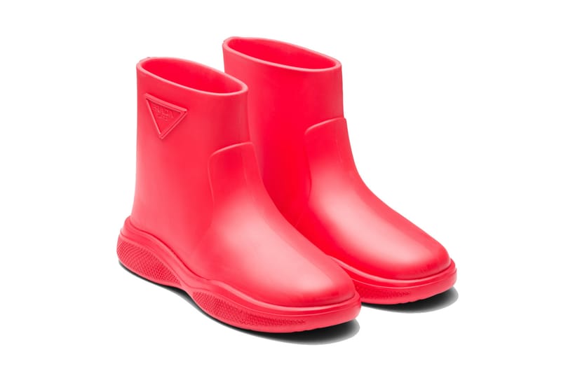 Red best sale prada boots