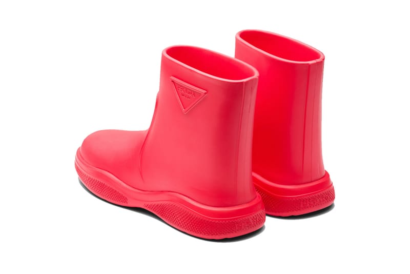 Prada s Foam Rubber Booties Reimagine Classic Galoshes Hypebeast