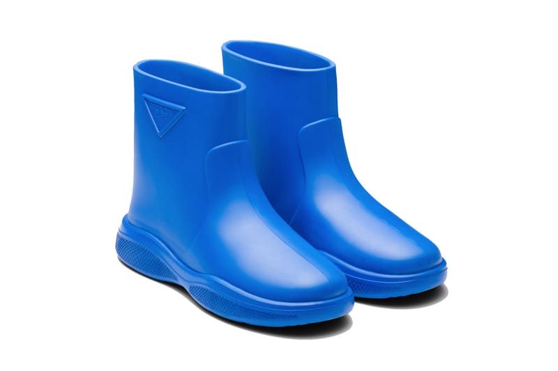 Prada s Foam Rubber Booties Reimagine Classic Galoshes Hypebeast