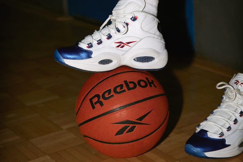 Reebok question on sale blue toe