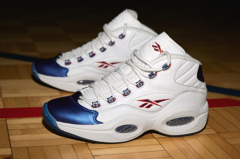 reebok question mid blue toe