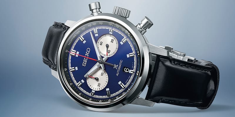 Seiko Drops New Blue Speedtimer Chronograph Hypebeast