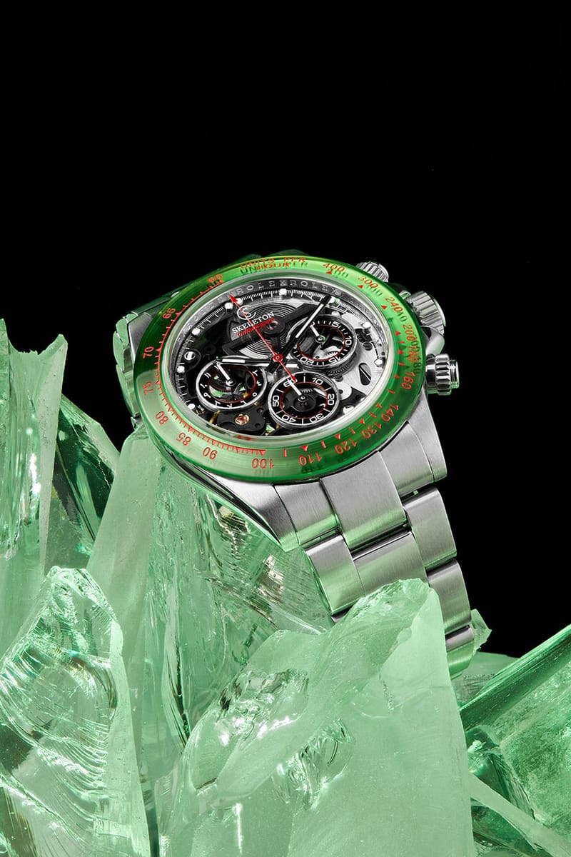 Skeleton Concept French Montana Concept Transforms Rolex Daytona