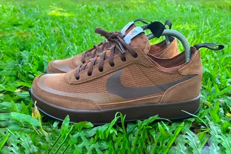 Nike brown leather sneakers on sale