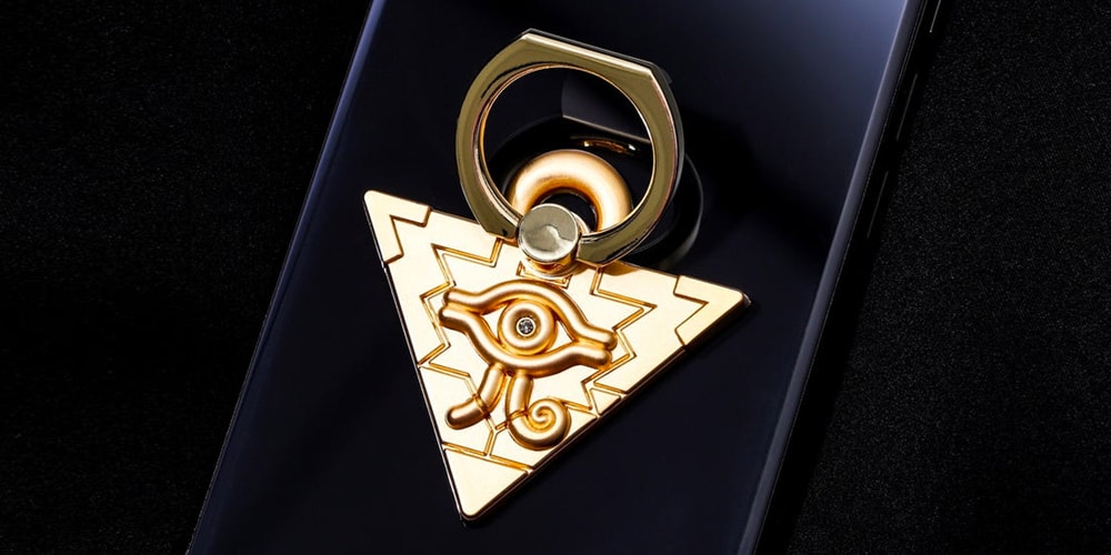 Оставайтесь в безопасности с Yu-Gi-Oh!  Кольцо-держатель для телефона Millenium Puzzle