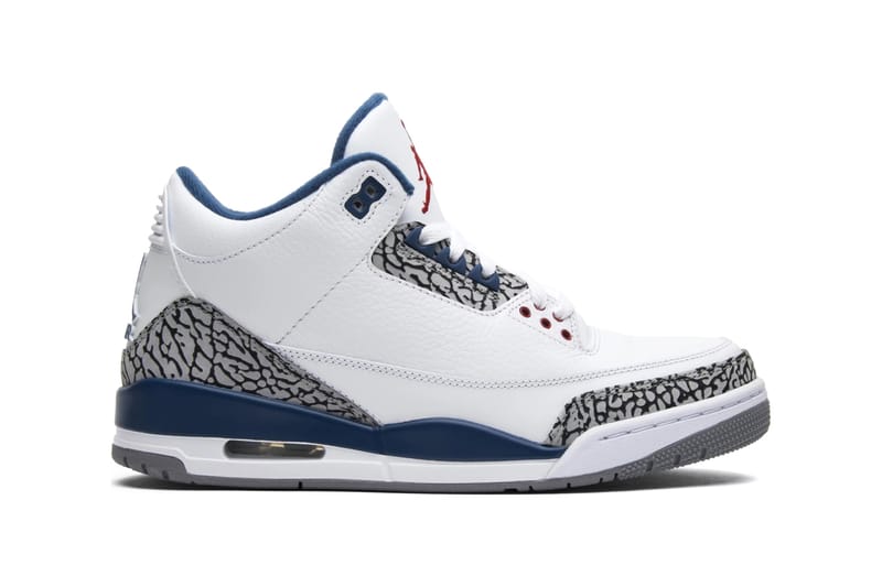 Jordan 3 cheap blue red white