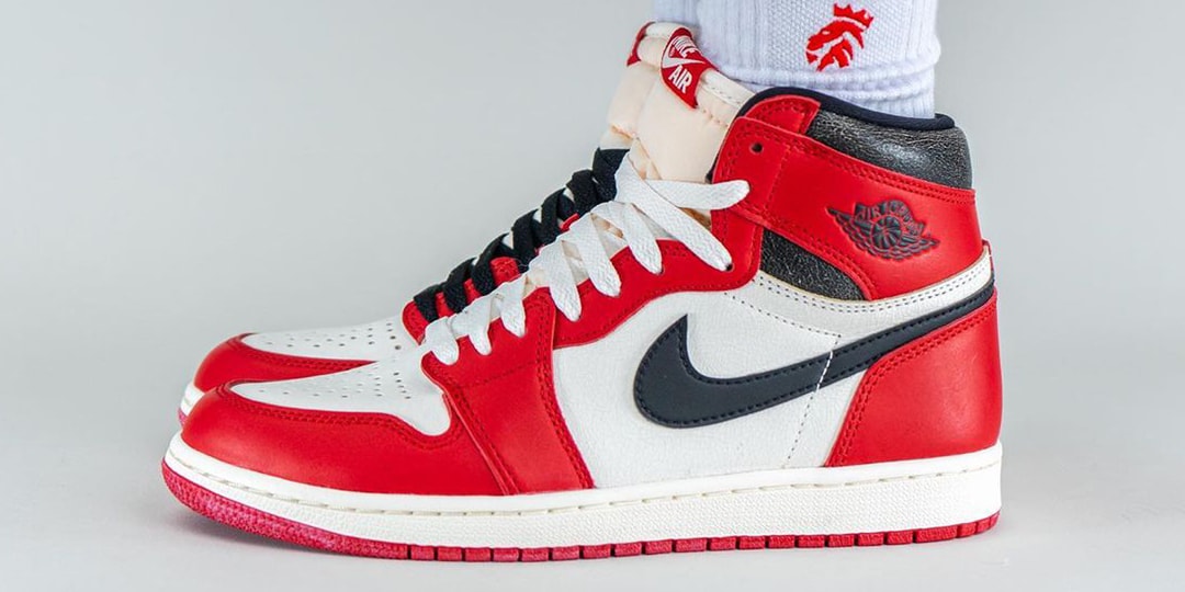 Взгляните пешком на кроссовки Air Jordan 1 High OG «Lost & Found»