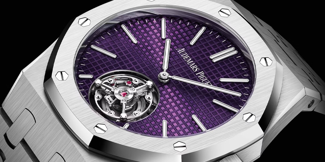 Audemars Piguet представляет новый турбийон Royal Oak RD#3 с фиолетовым циферблатом