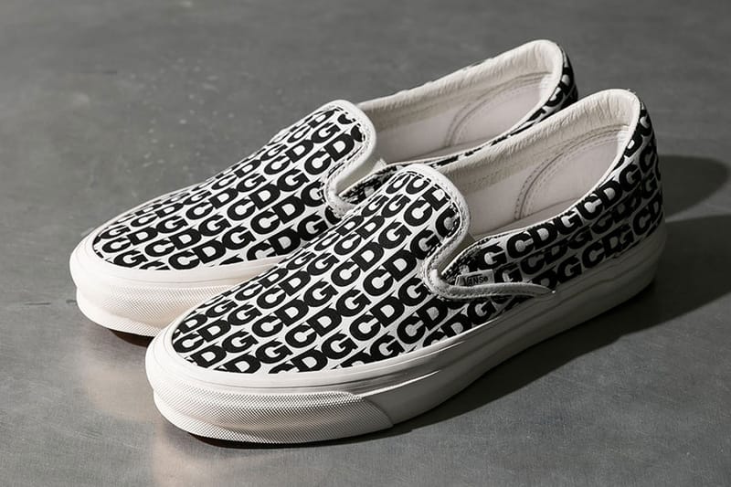 CDG and Vault by Vans Reconnect for Monogram Slip-Ons | Hypebeast