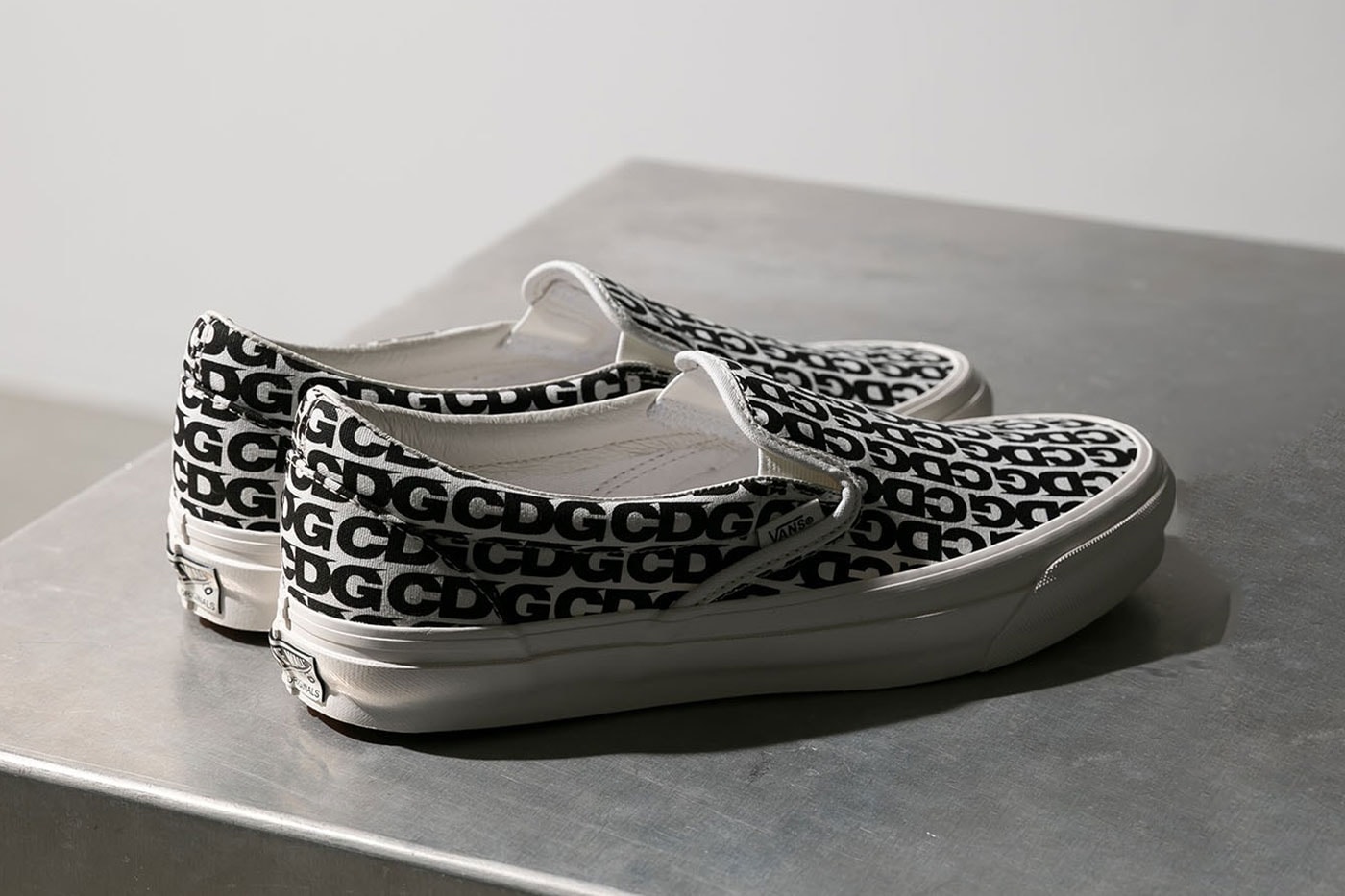 CDG and Vault by Vans Reconnect for Monogram Slip-Ons | Hypebeast