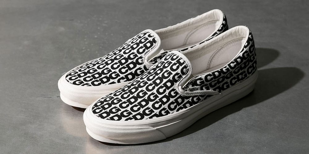 CDG and Vault by Vans Reconnect for Monogram Slip-Ons 