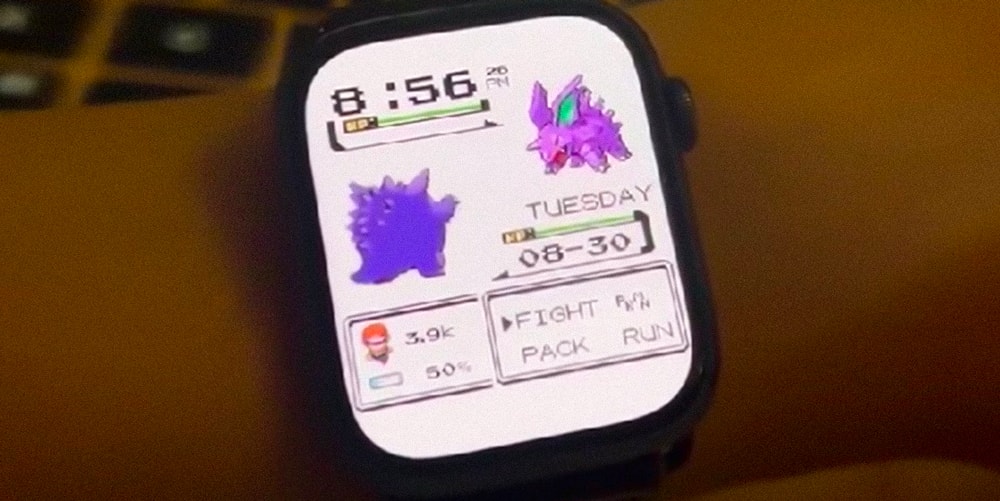 How To Get Custom 'Pokémon' Battle Apple Watch Face Hypebeast
