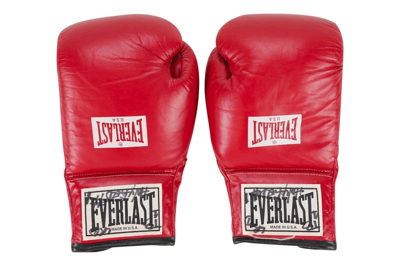 Evander Holyfield's Gloves From Ear-Biting Fight With Mike Tyson for ...