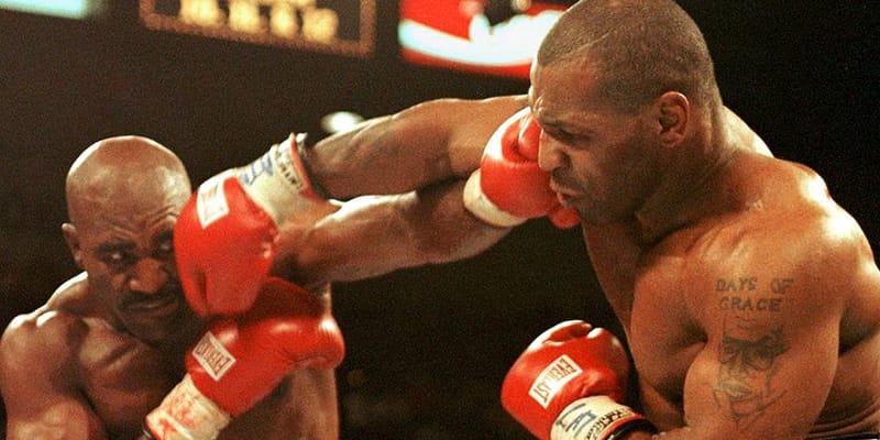 Evander Holyfield's Gloves From Ear-Biting Fight With Mike Tyson For ...