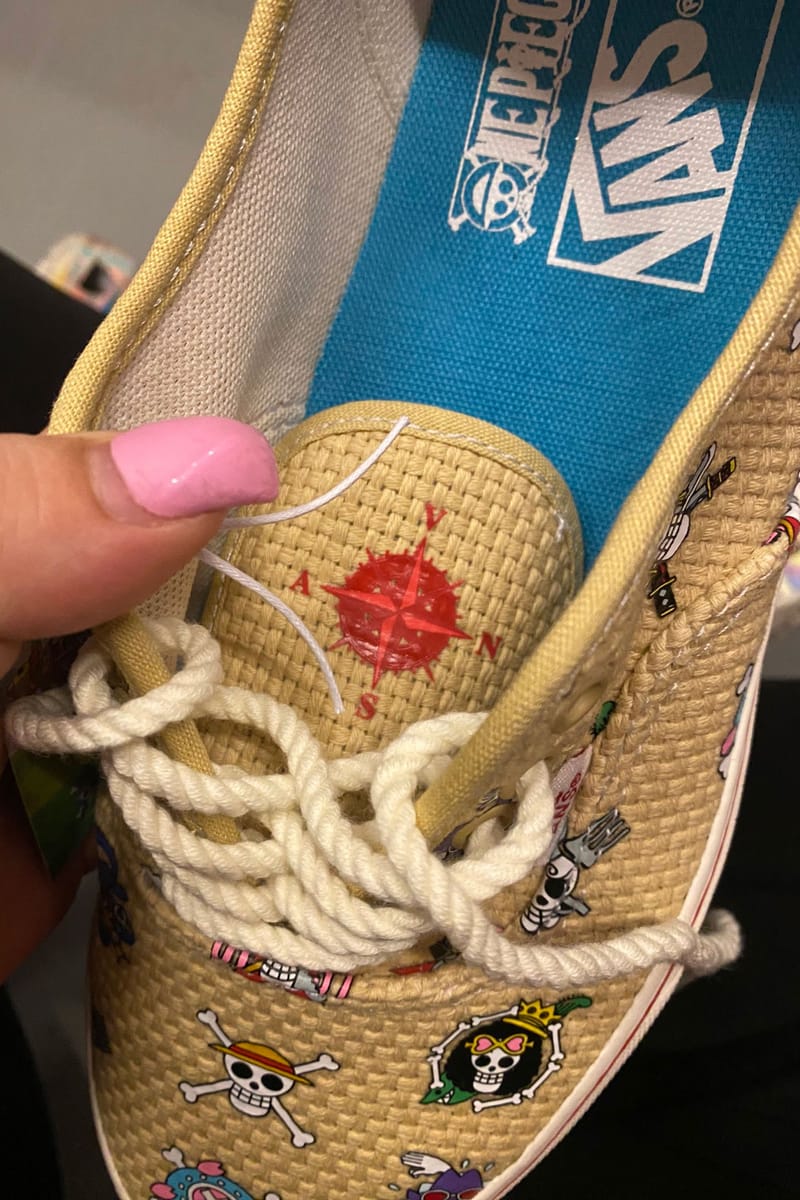 Vans with rope clearance laces