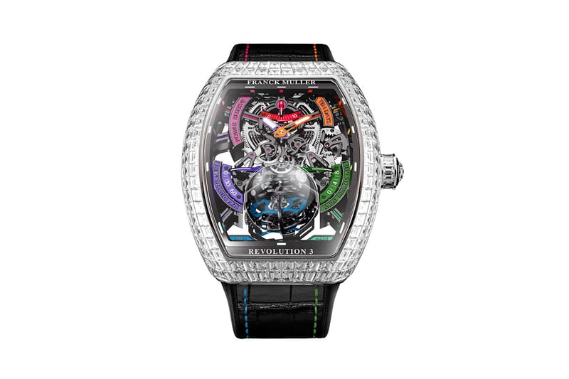 Franck Muller Creates Five Gem Set Vanguard Revolution 3 Skeletons