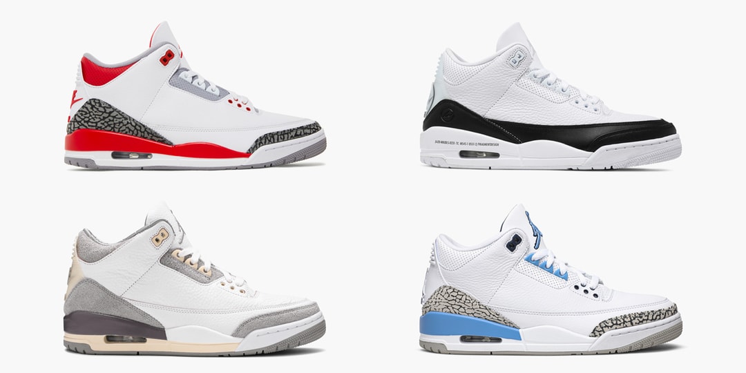 Revisiting Air Jordan 3 Models Ahead of âFire Redâ | Hypebeast