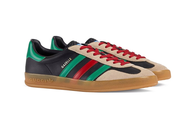 Gucci x adidas Gazelle Metallic Gold & Pink Velvet | Hypebeast