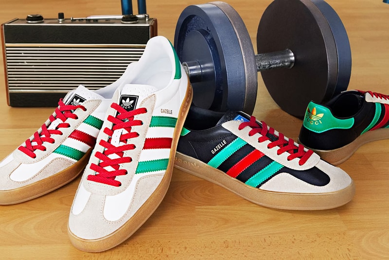 adidas gazelle white and green