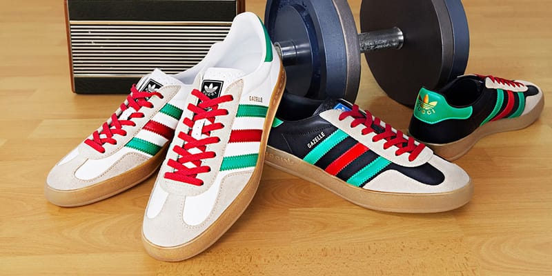 Adidas leather gazelle outlet mens