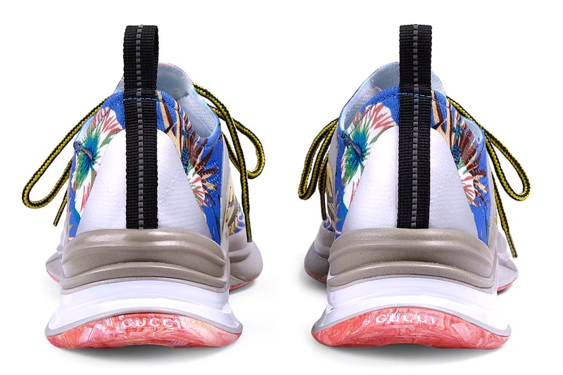 Gucci Drops Floral Marble Print Run Sneakers Hypebeast