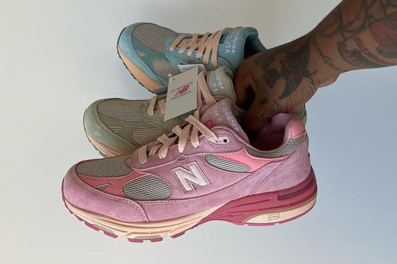 Joe Freshgoods New Balance 993 Pink Green Blue Release | Hypebeast