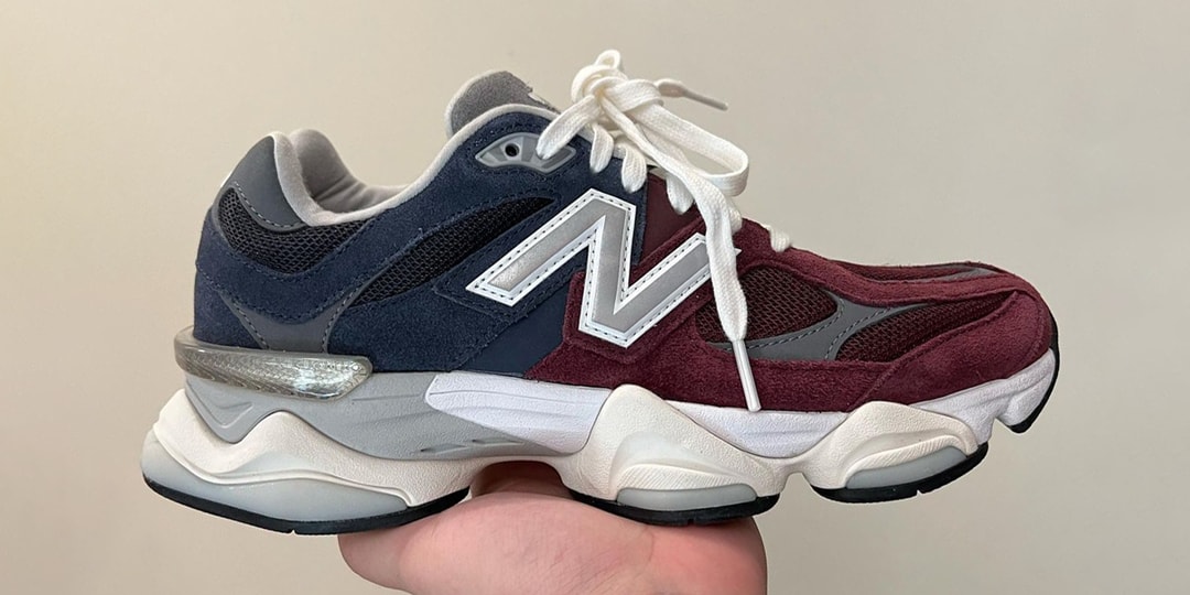 Первый взгляд на разноцветные часы New Balance 9060 «Красный/Синий»