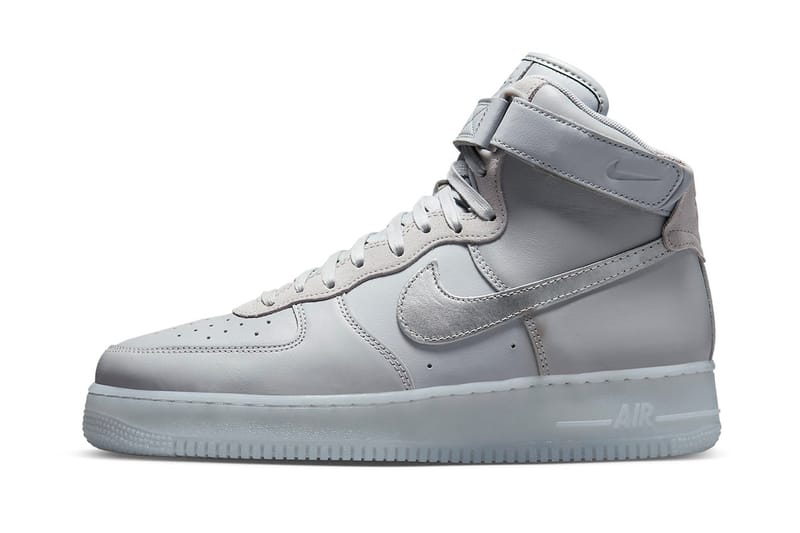 Nike Air Force 1 High Gets Hit With a Wolf Grey Metallic Silver