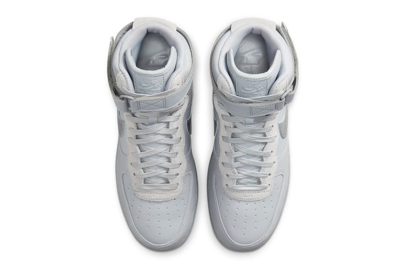 Nike air force outlet 1 high metallic silver