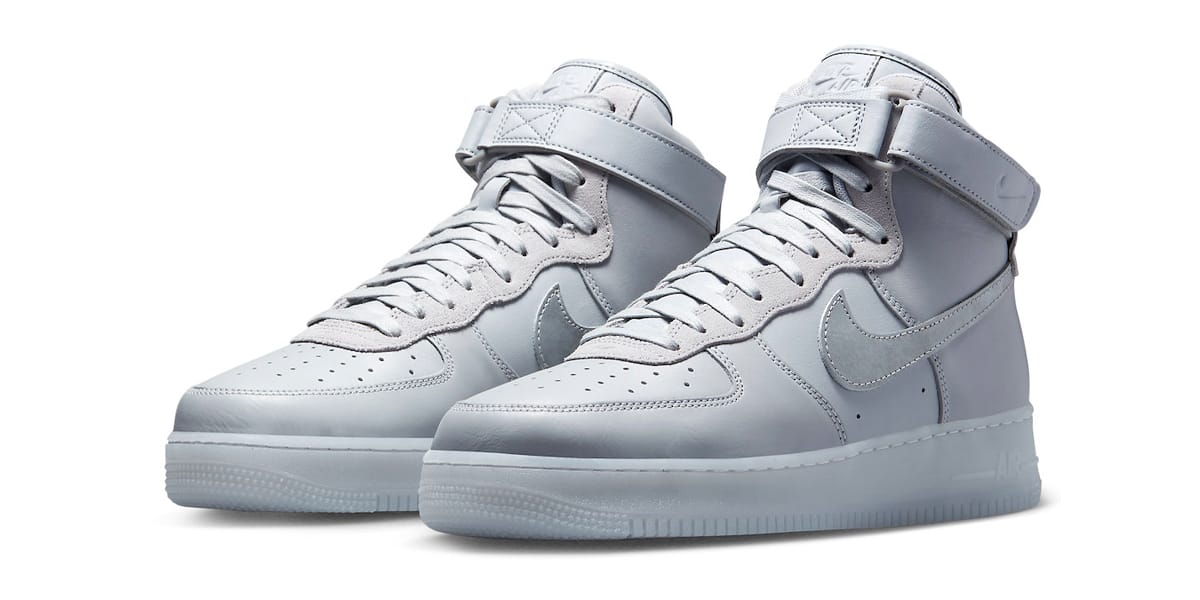 Nike Air Force 1 High Gets Hit With a Wolf Grey Metallic Silver 