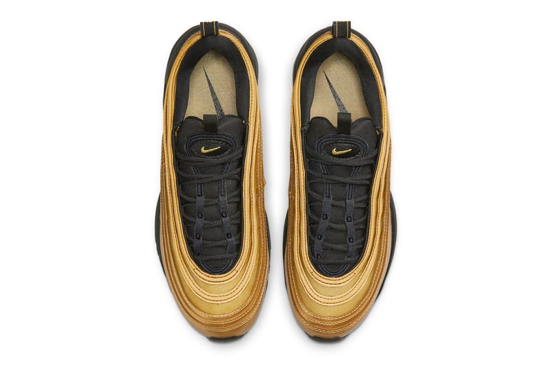 Air max 97 outlet black gold reflective