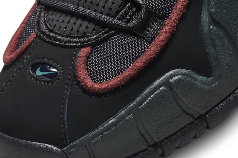 Air max penny 1 black hot sale and red