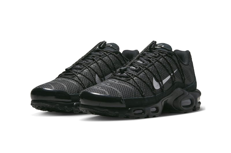 Nike air max plus jacquard black sale