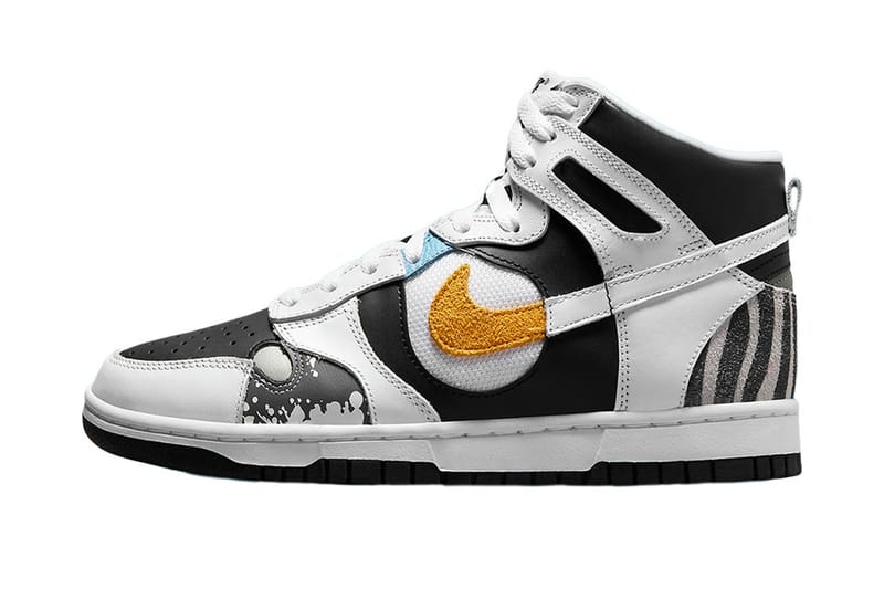 panda nike dunks high