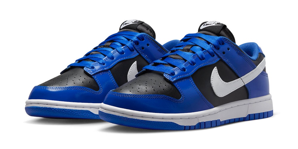 Nike придает Dunk Low королевский сине-черный облик в стиле Game Royal