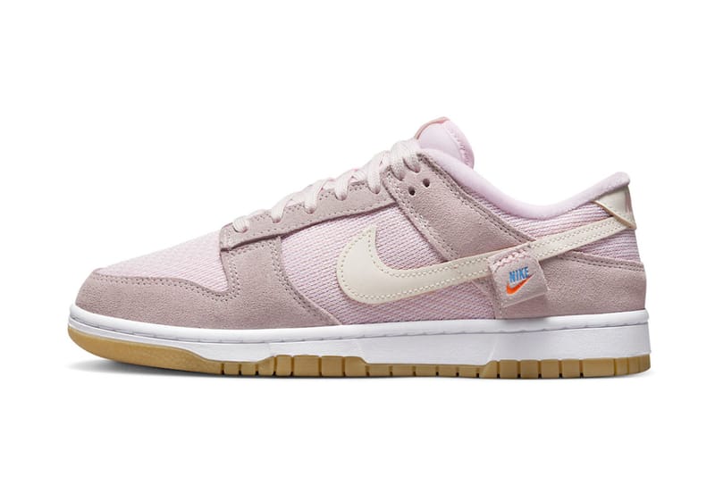 pink teddy bear nike dunks