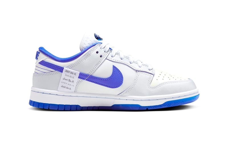 Nike Dunk Low White Royal Blue Release | Hypebeast