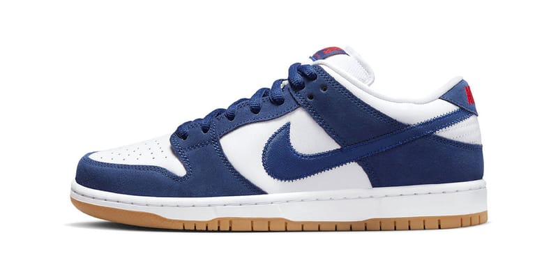 nike sb dunk low los angeles dodgers men's stores