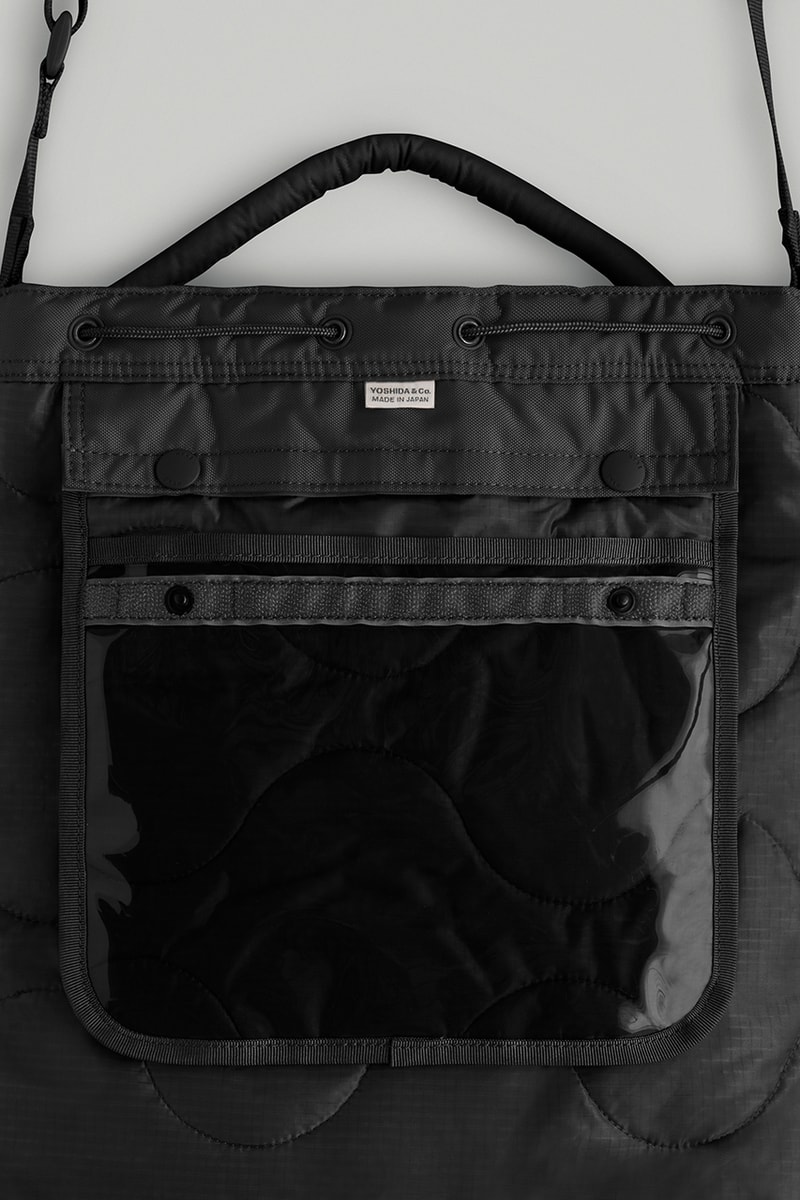 PORTER×HYKE HELMET BAG LARGE BLACK-