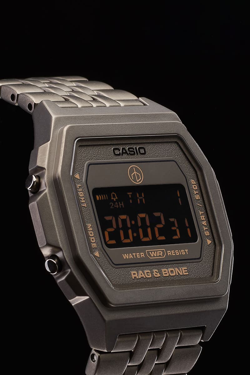Bone Watch rag & bone x Casio Drop Pair Of A1000 Matte-Finish Digital Watches ...