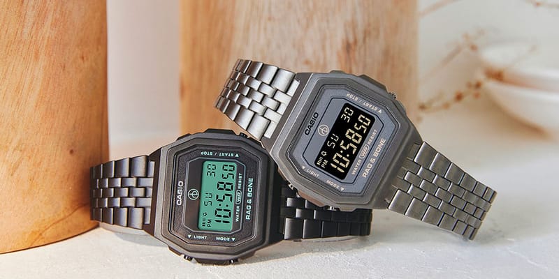 CASIO RAG & BONE デジタル腕時計 rag-bone-casio-a1000-matte-